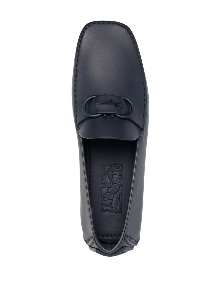 Ferragamo Calf leather loafer in navy