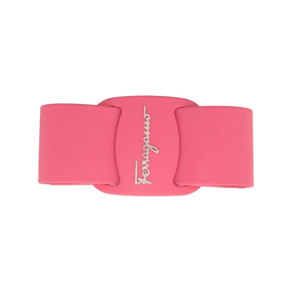 Ferragamo Neoprene hair clip in pink