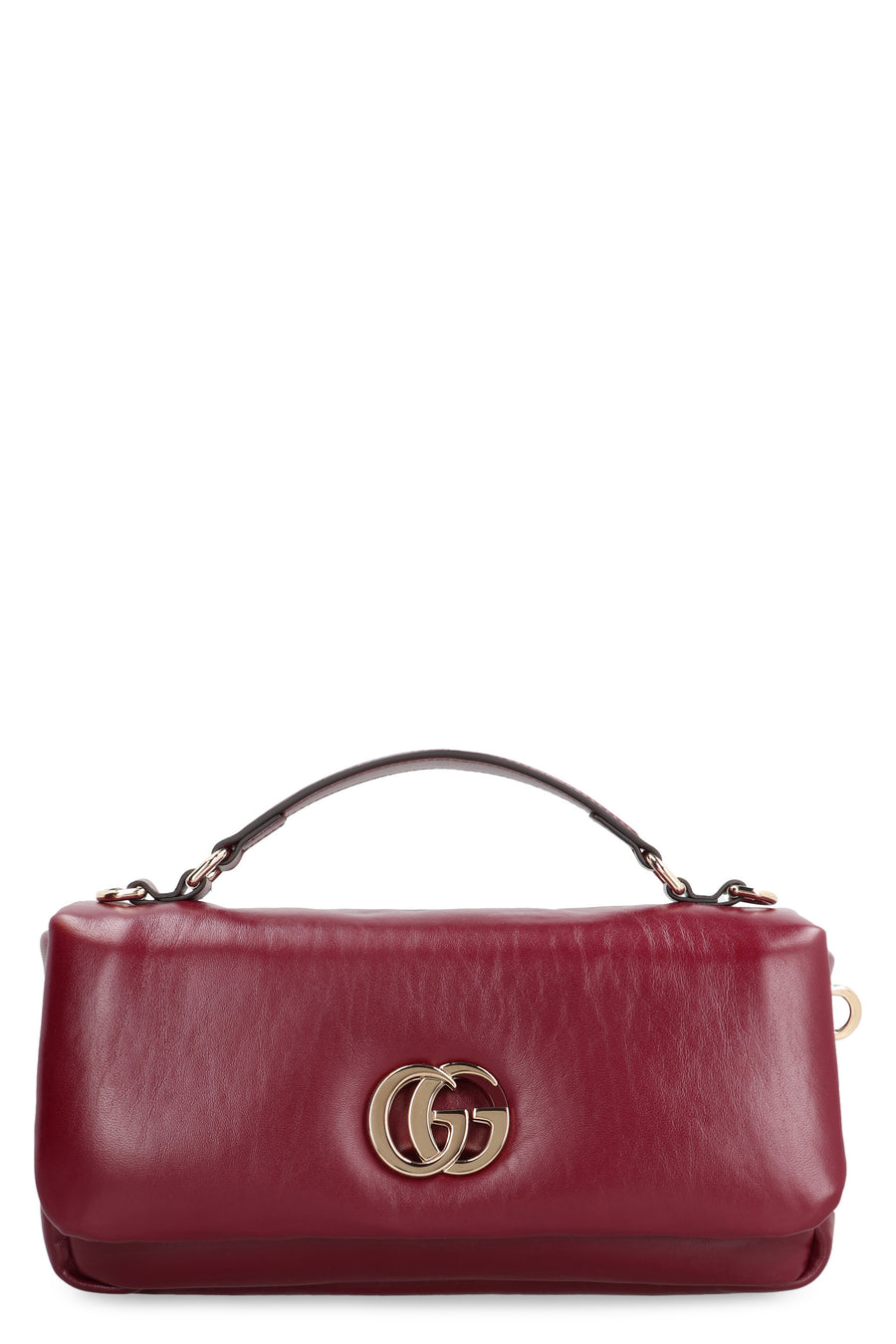 Small Milano Lamb Leather Handbag Red Handbags