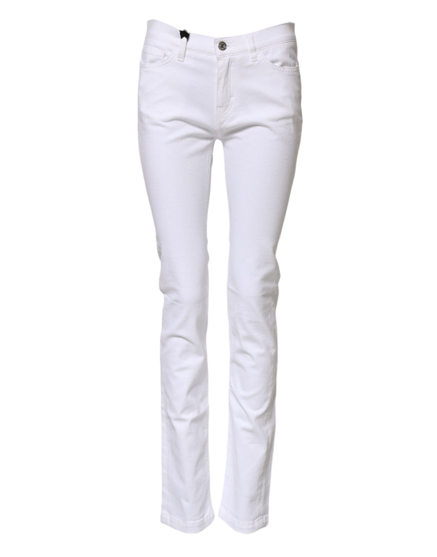 Dolce & Gabbana 98% Cotton jeans in white