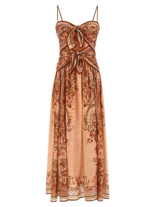 Zimmermann Aster Dress — Brown
