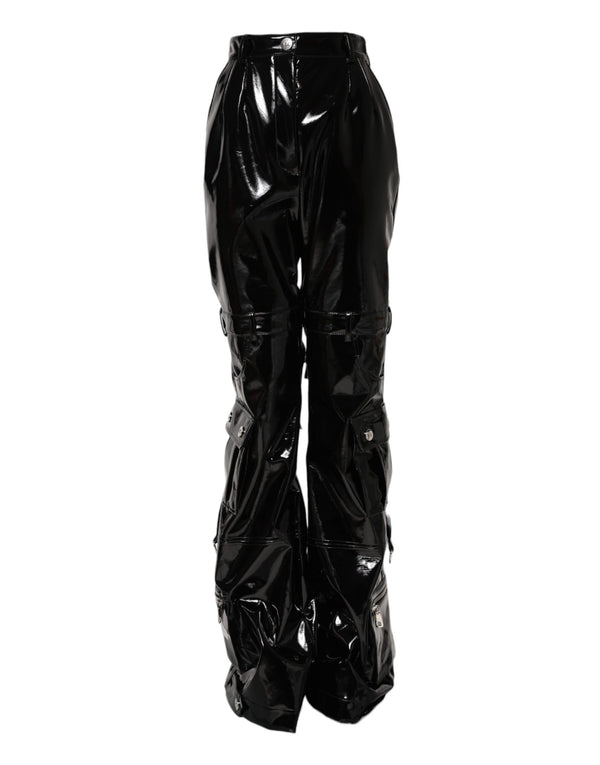 Dolce & Gabbana 80% Polyester 12% Polyurethane 8% Elastane cargo pants in black