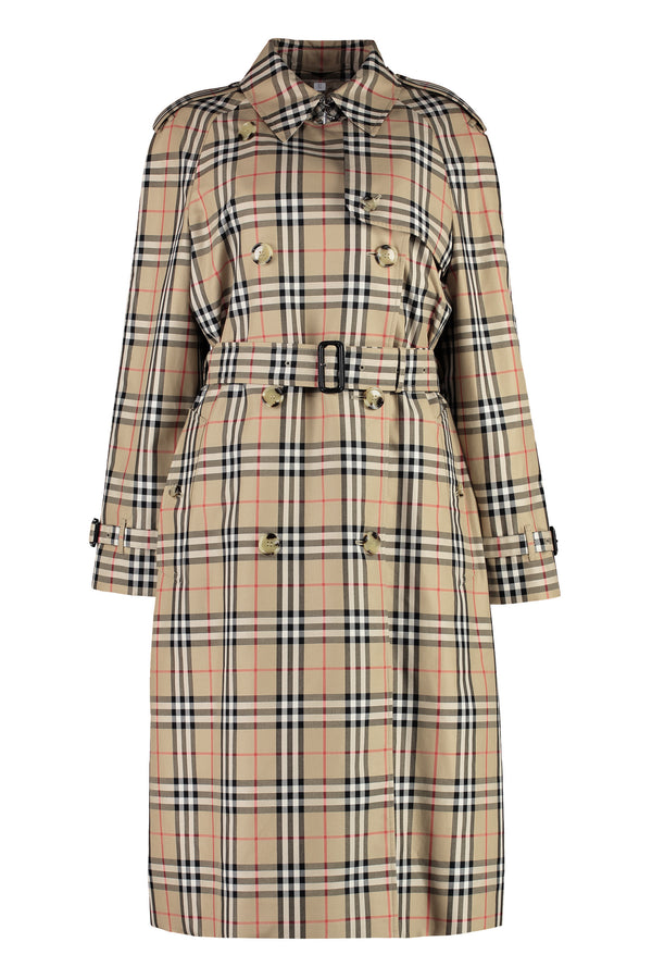 Trench Coat Beige Cotton & Raincoats