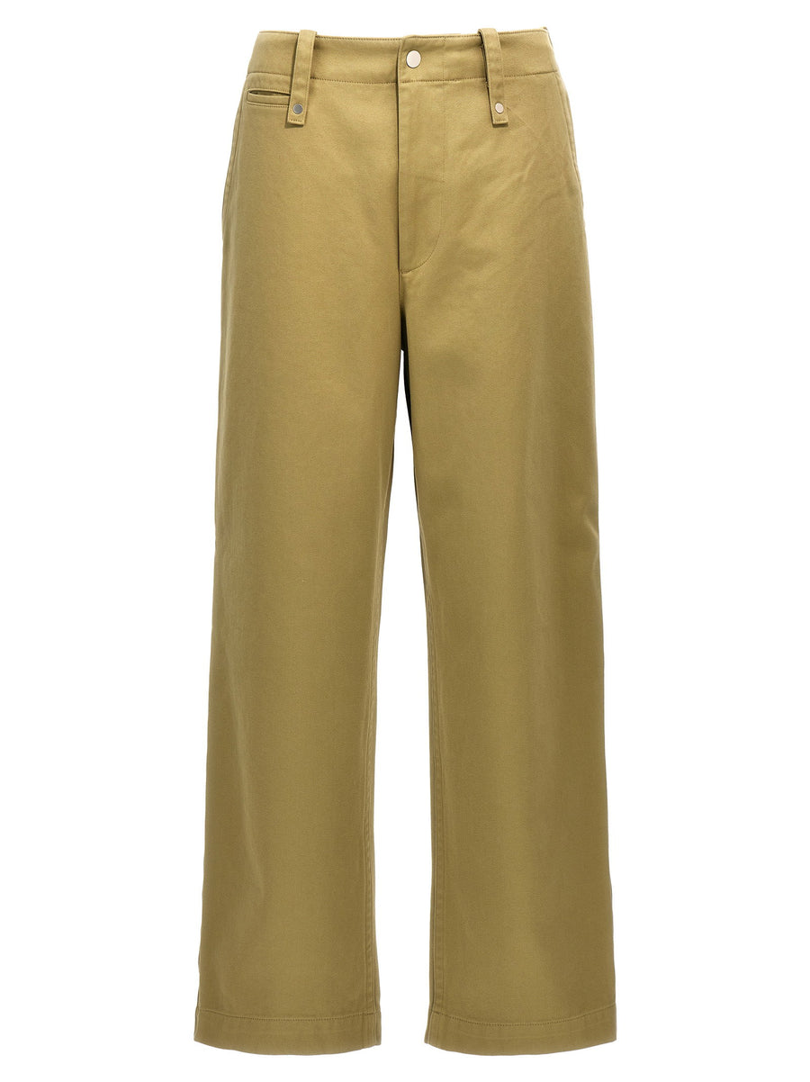 Burberry Cotton Trousers — Khaki