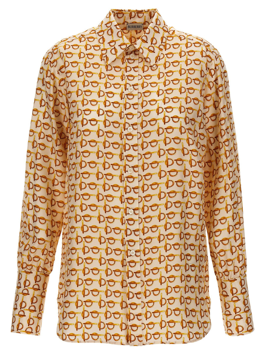 Burberry Blouse — Tan