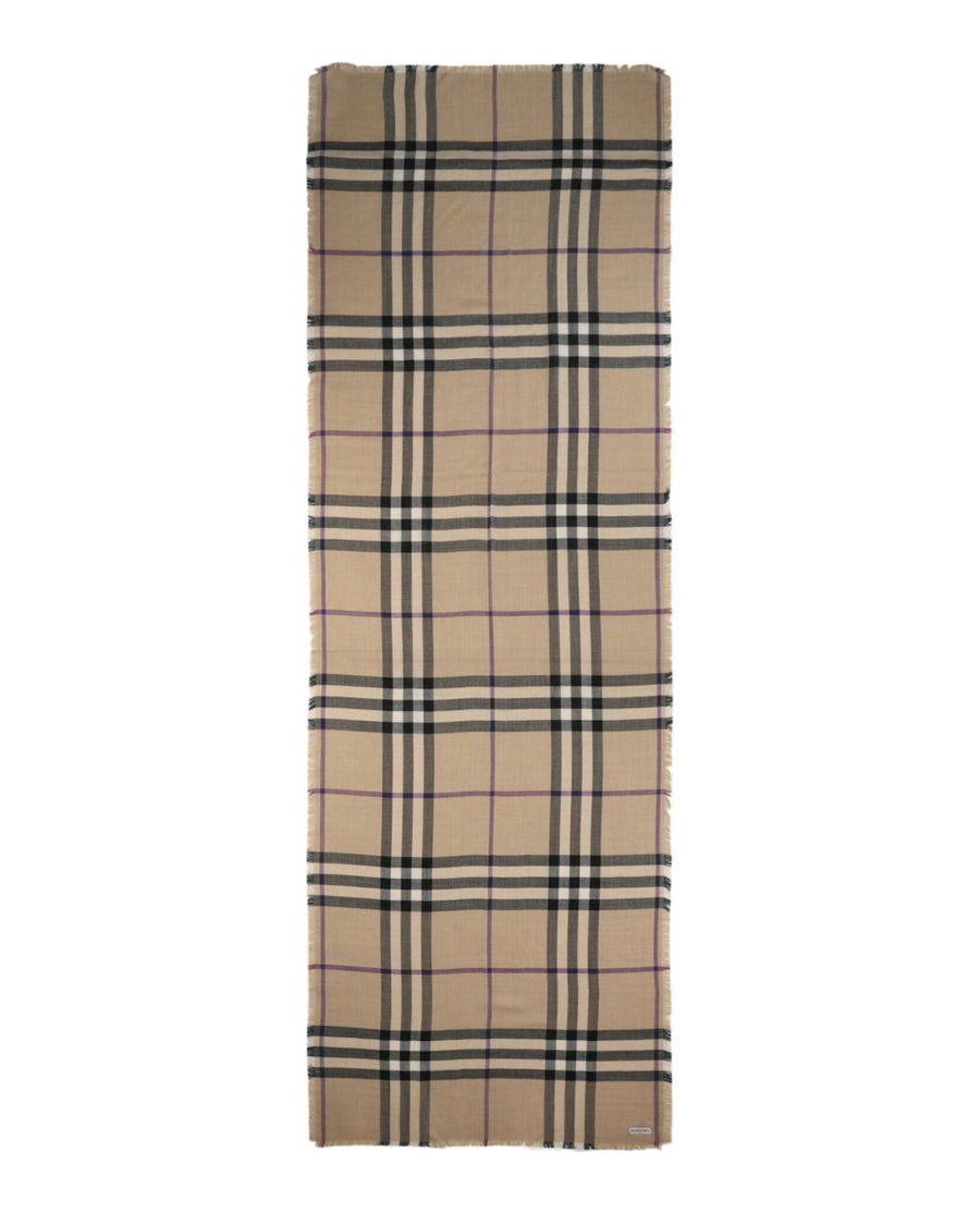 Burberry Wool/Silk scarf in beige