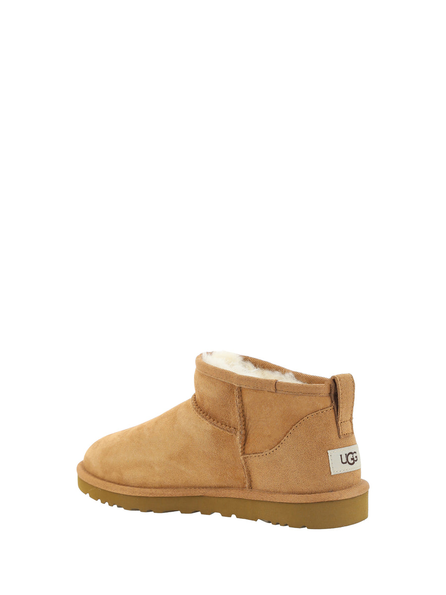 Boots Classic Ultra Mini Chestnut Suede Upper: Mutton
