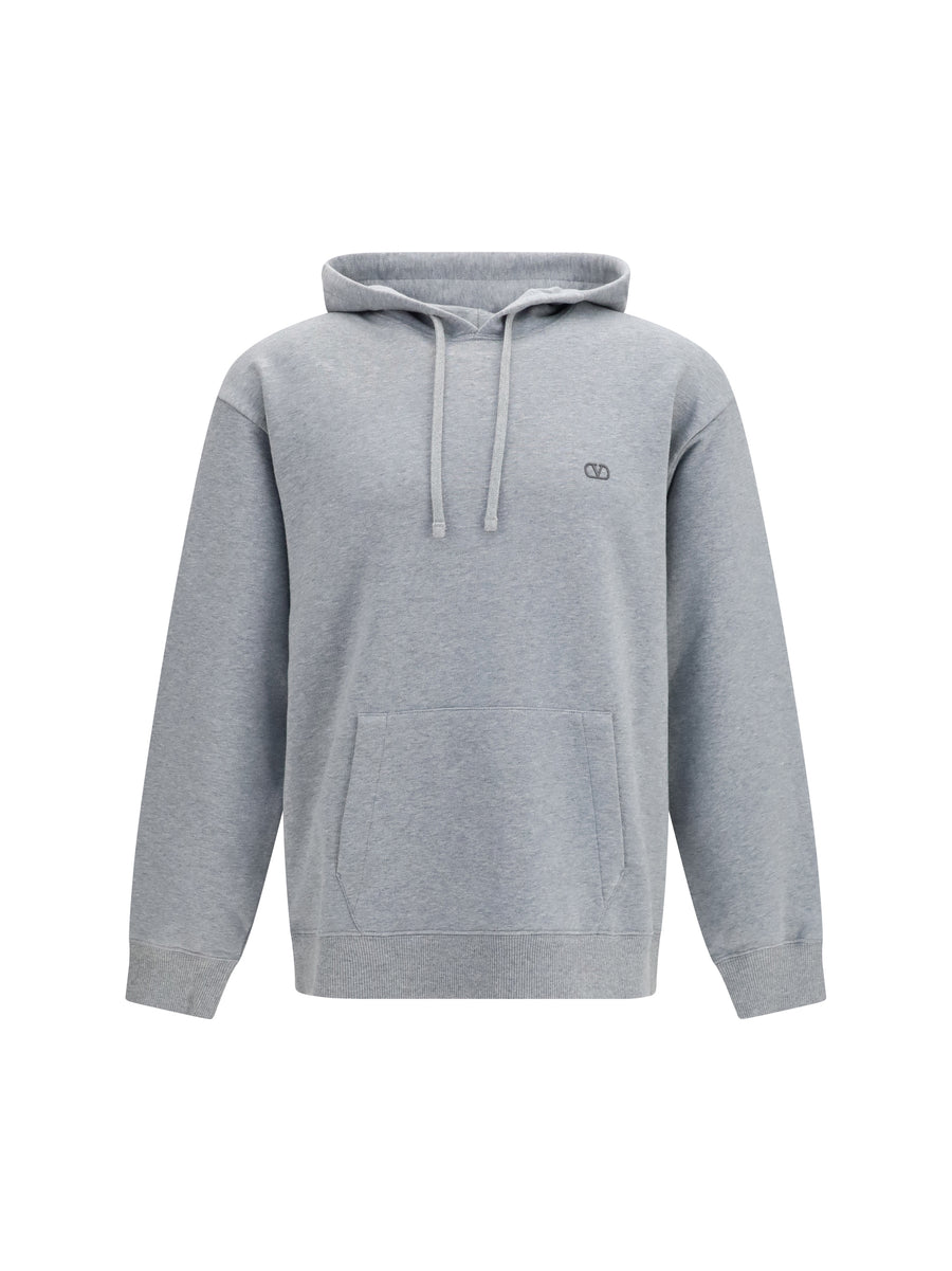 Valentino 100% Cotton hoodie in gray