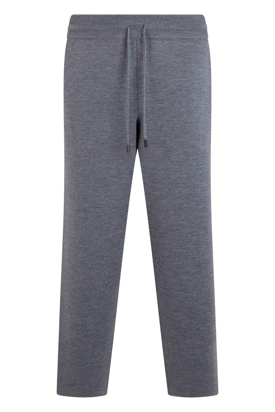 Stretch Pants Medium Grey Virgin Wool Track