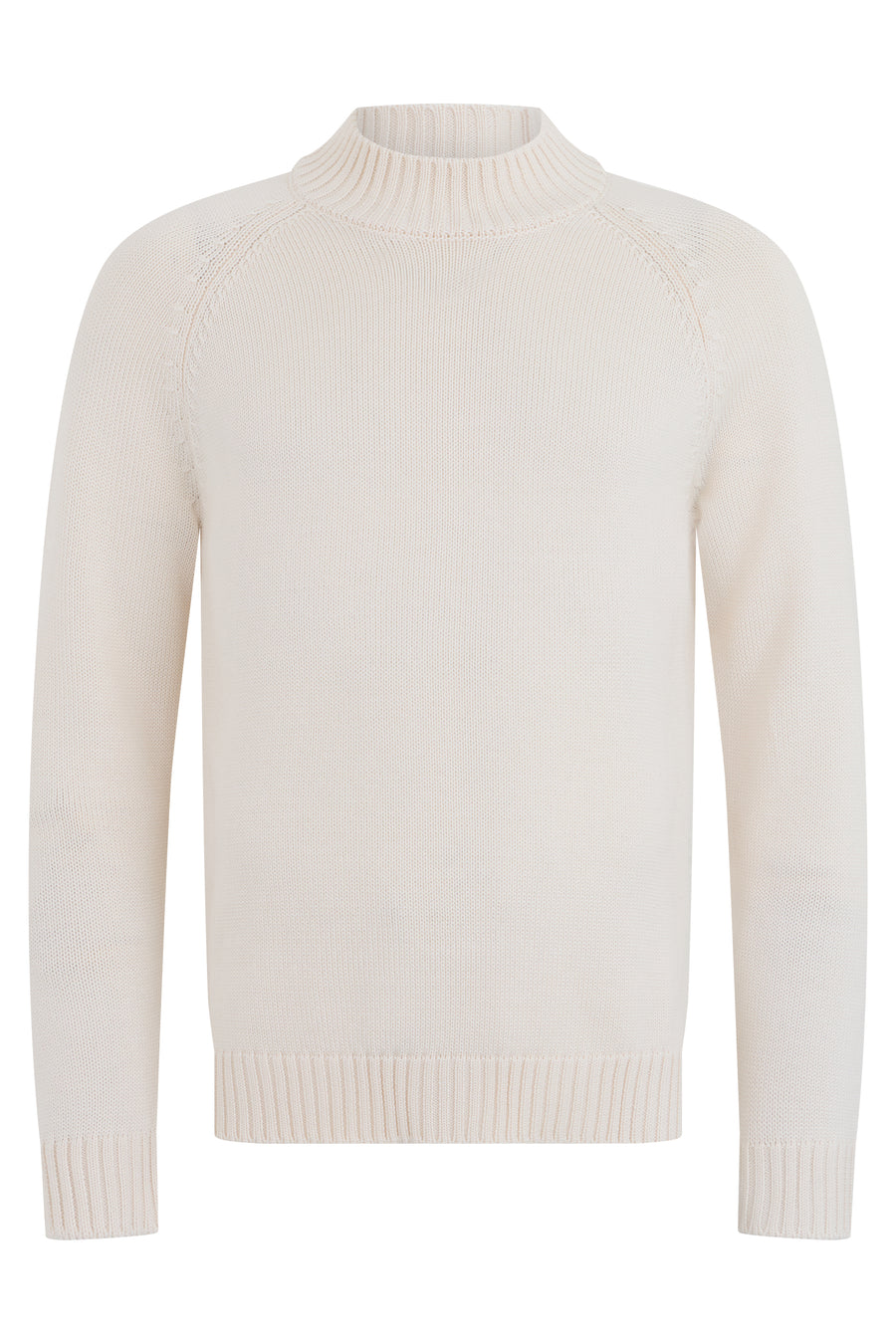 Crewneck Sweater Latte Virgin Wool Sweatshirts