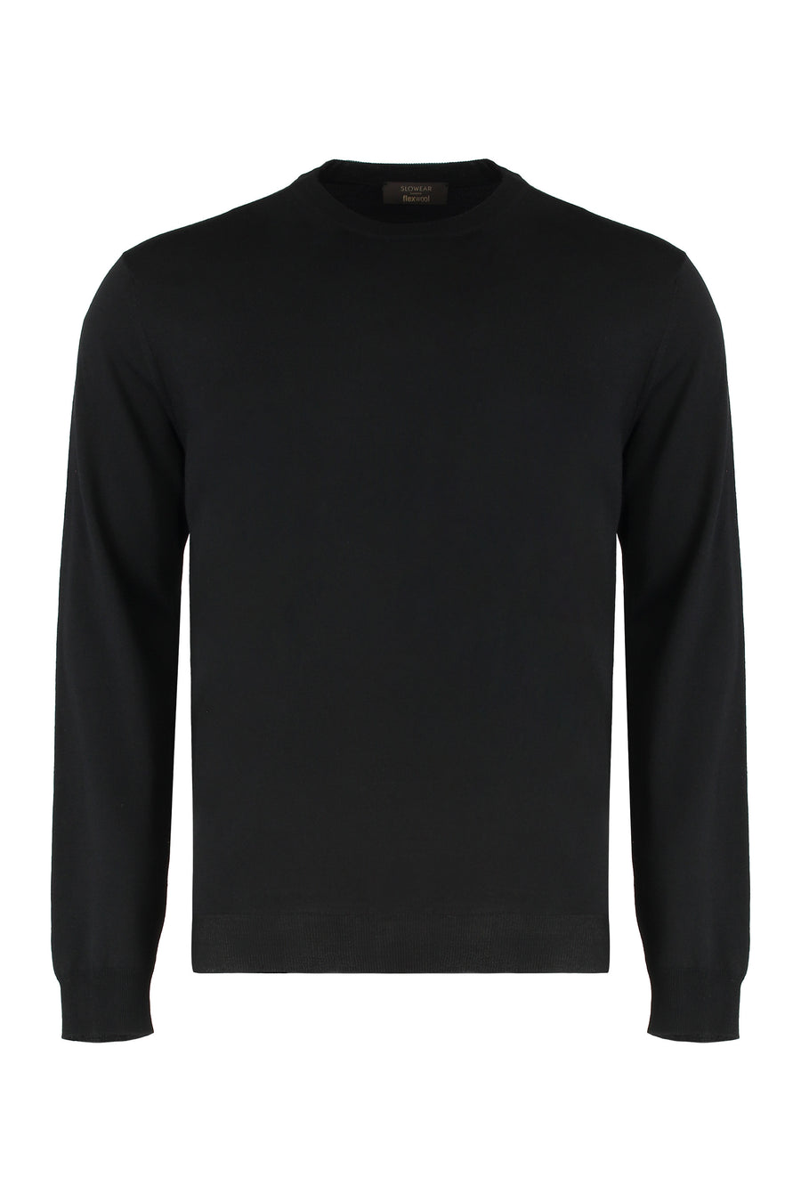 Sweater Black Wool Virgin Sweatshirts
