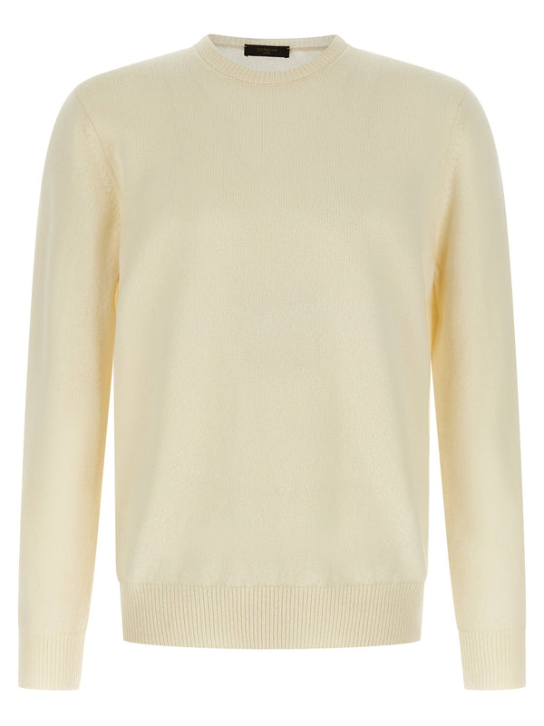 Zanone Giro Sweater — Cream