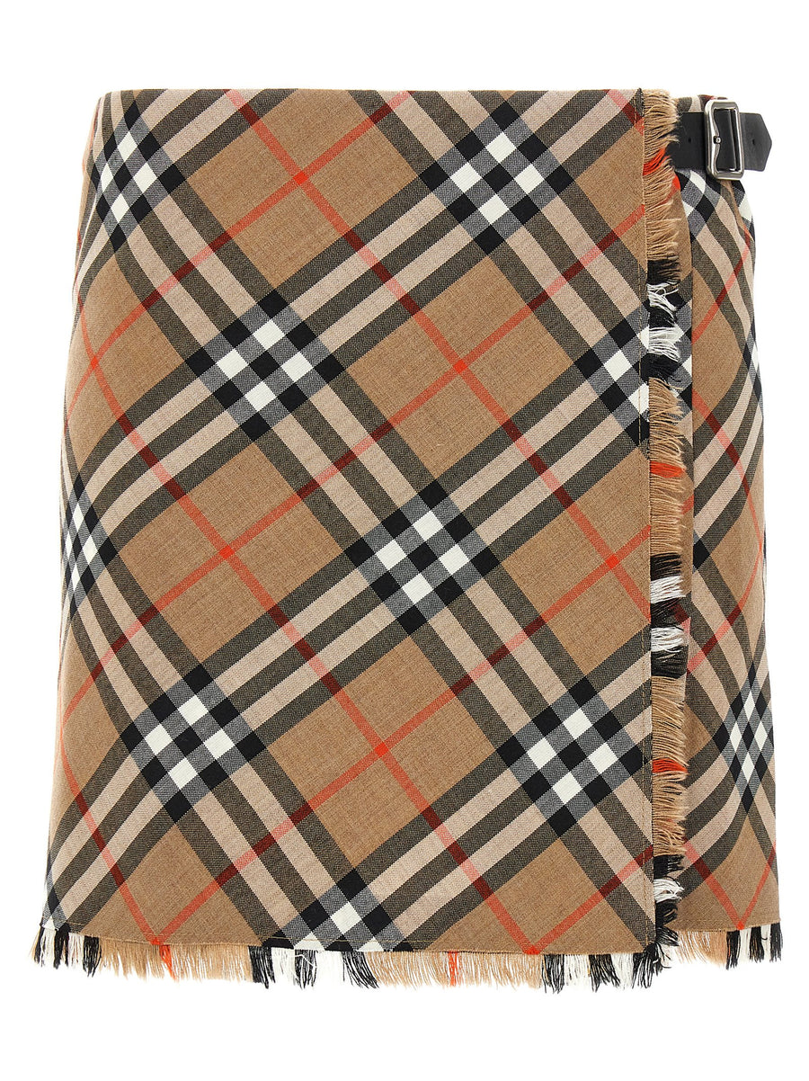 Burberry تنورة — لون الجملي