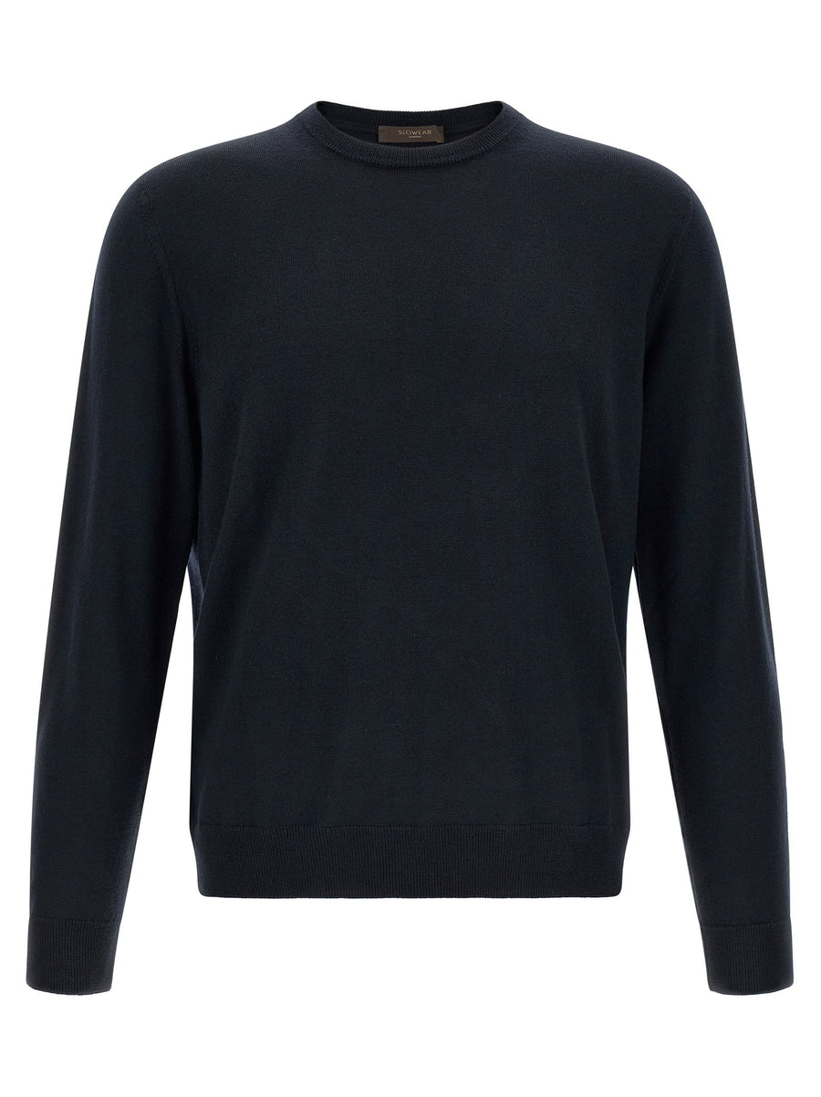 Zanone Giro Sweater — Navy