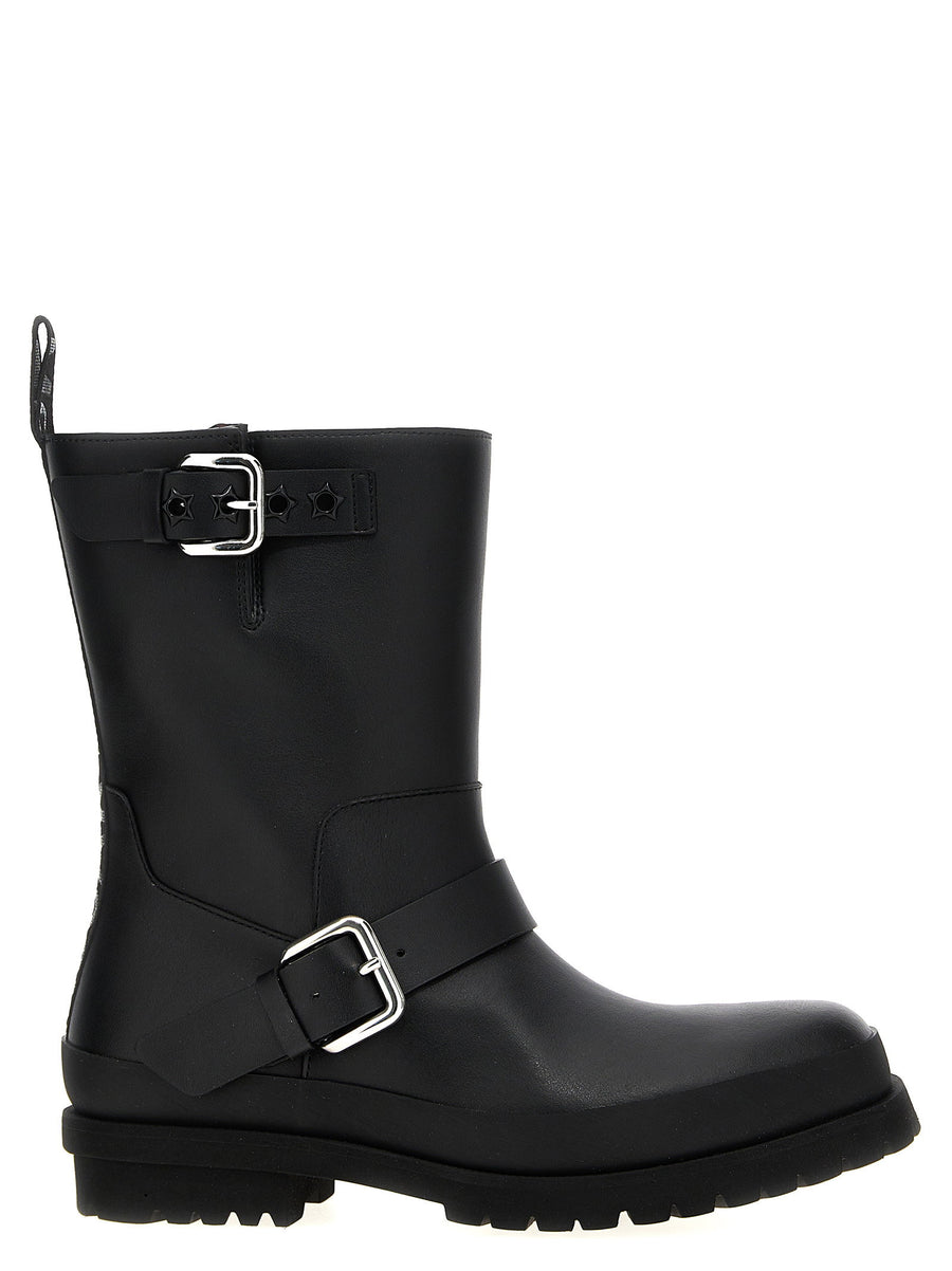 Stella Mccartney Buckle-Strap Vegea Boot — Black