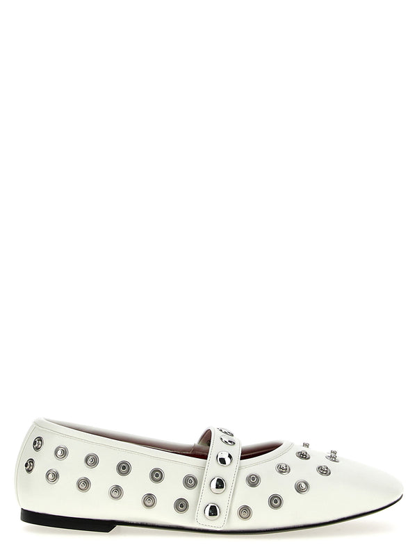 حذاء باليه Stella Mccartney رايدر — أبيض