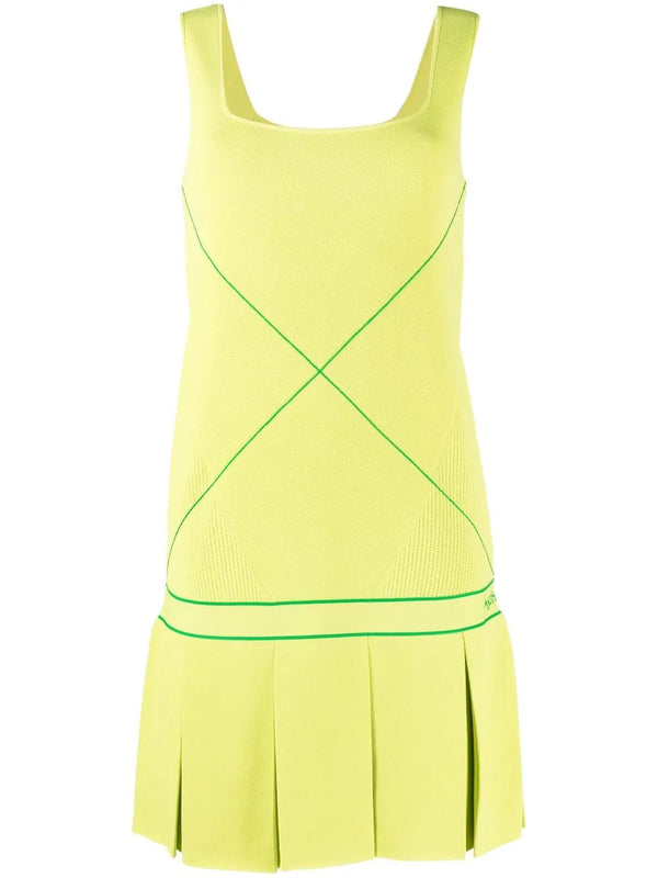 Bottega Veneta tennis dress in yellow