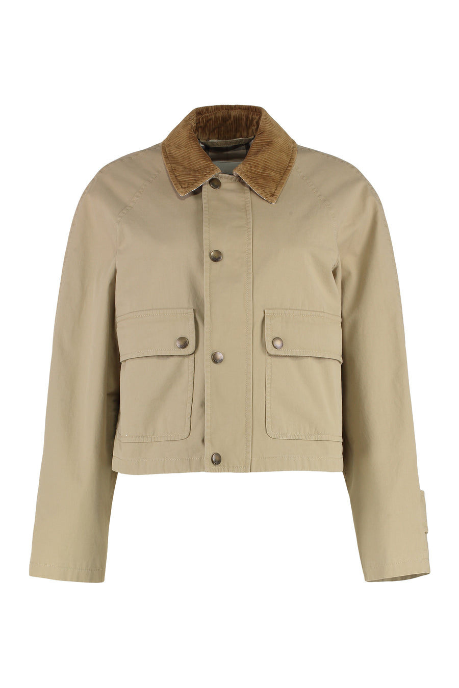 Botton Jacket Beige Cotton