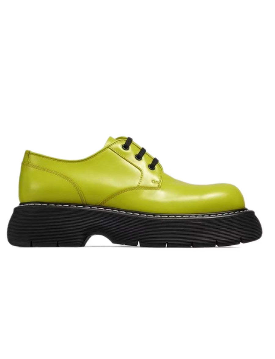 Bottega Veneta Leather oxford in lime