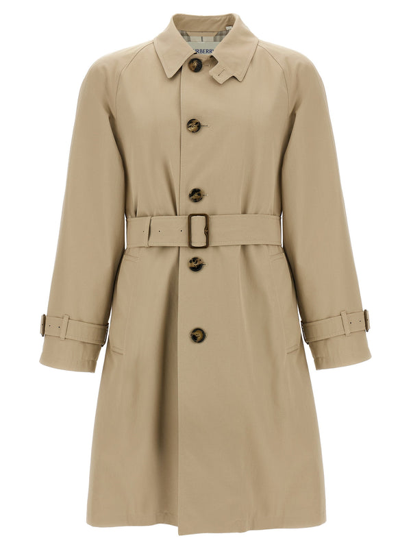 Burberry Gabardine Car Coat — Beige