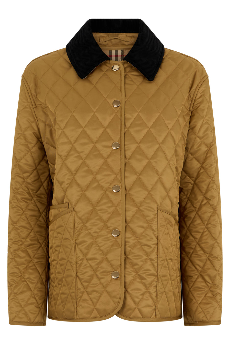 Quilted Jacket Dranefeld Camel Polyester