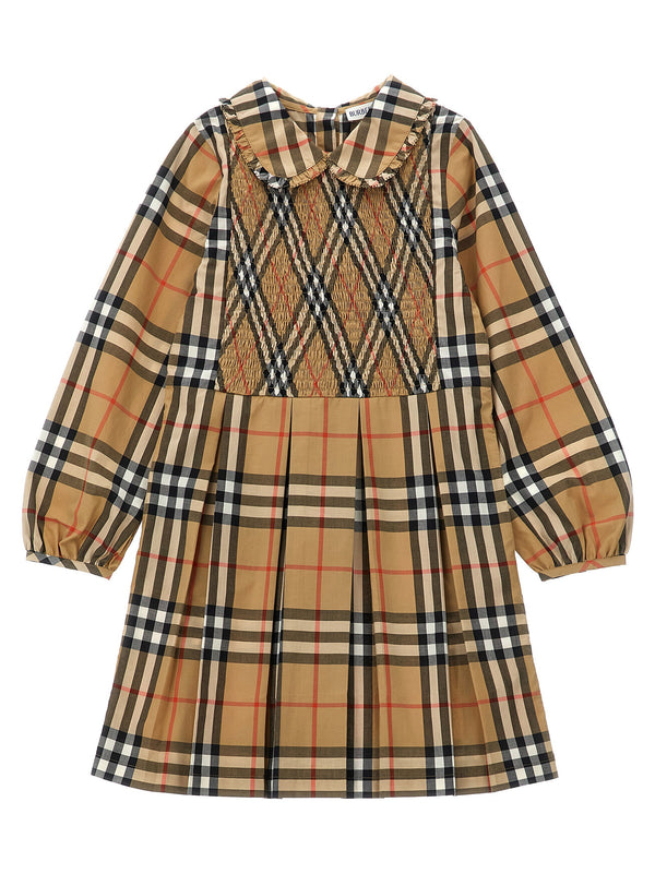 Burberry إيدا فستان — بيج