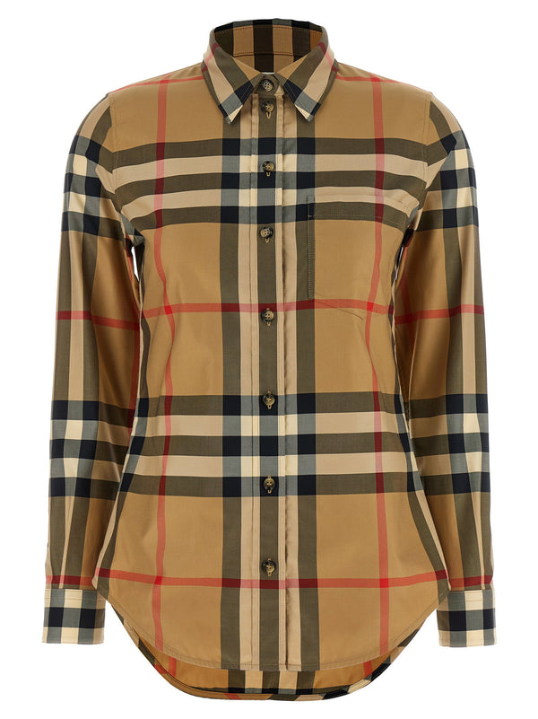 حقيبة Burberry Lapwing قميص — لون الجملي
