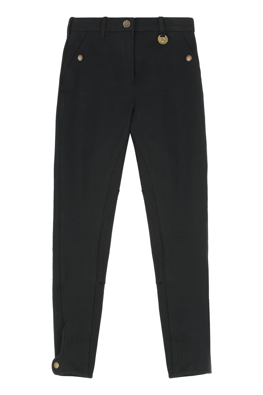 Jodhpur Trousers Stretch Cotton Black Skinny