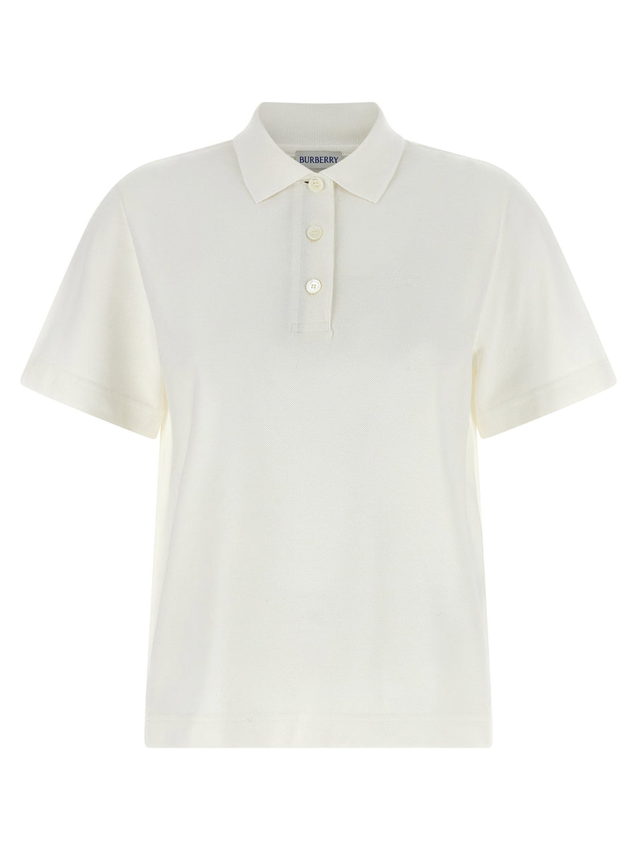 Burberry Priscilla Polo Shirt — Ivory