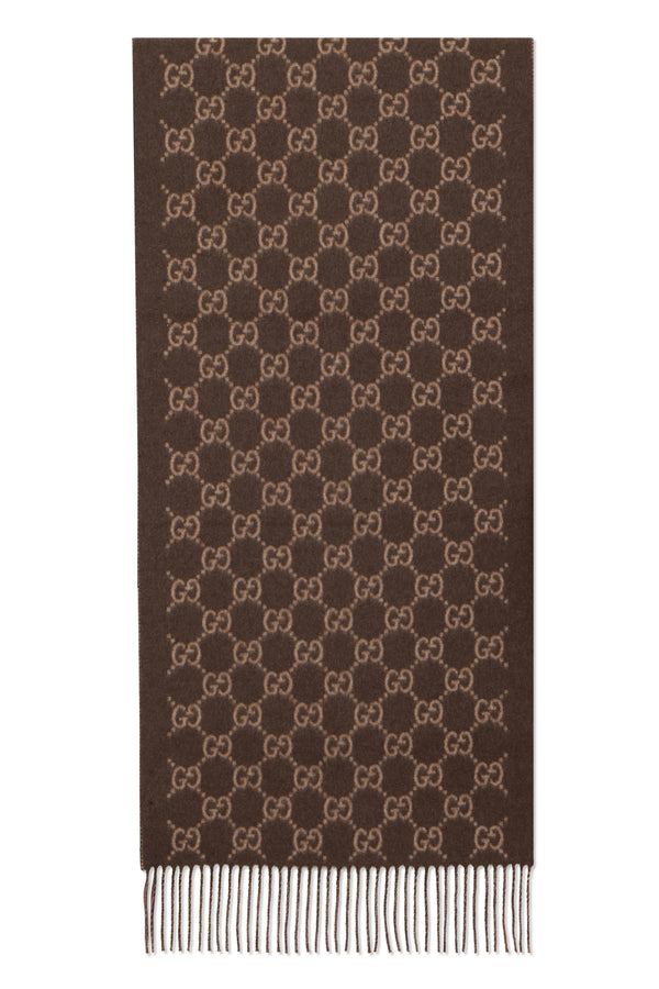 Cashmere Scarf Gg Brown