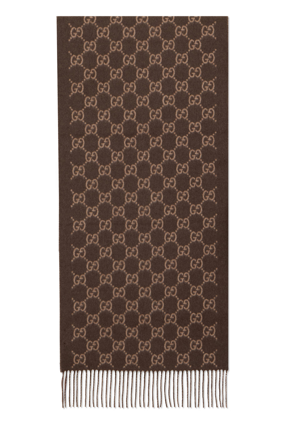 Cashmere Scarf Gg Brown