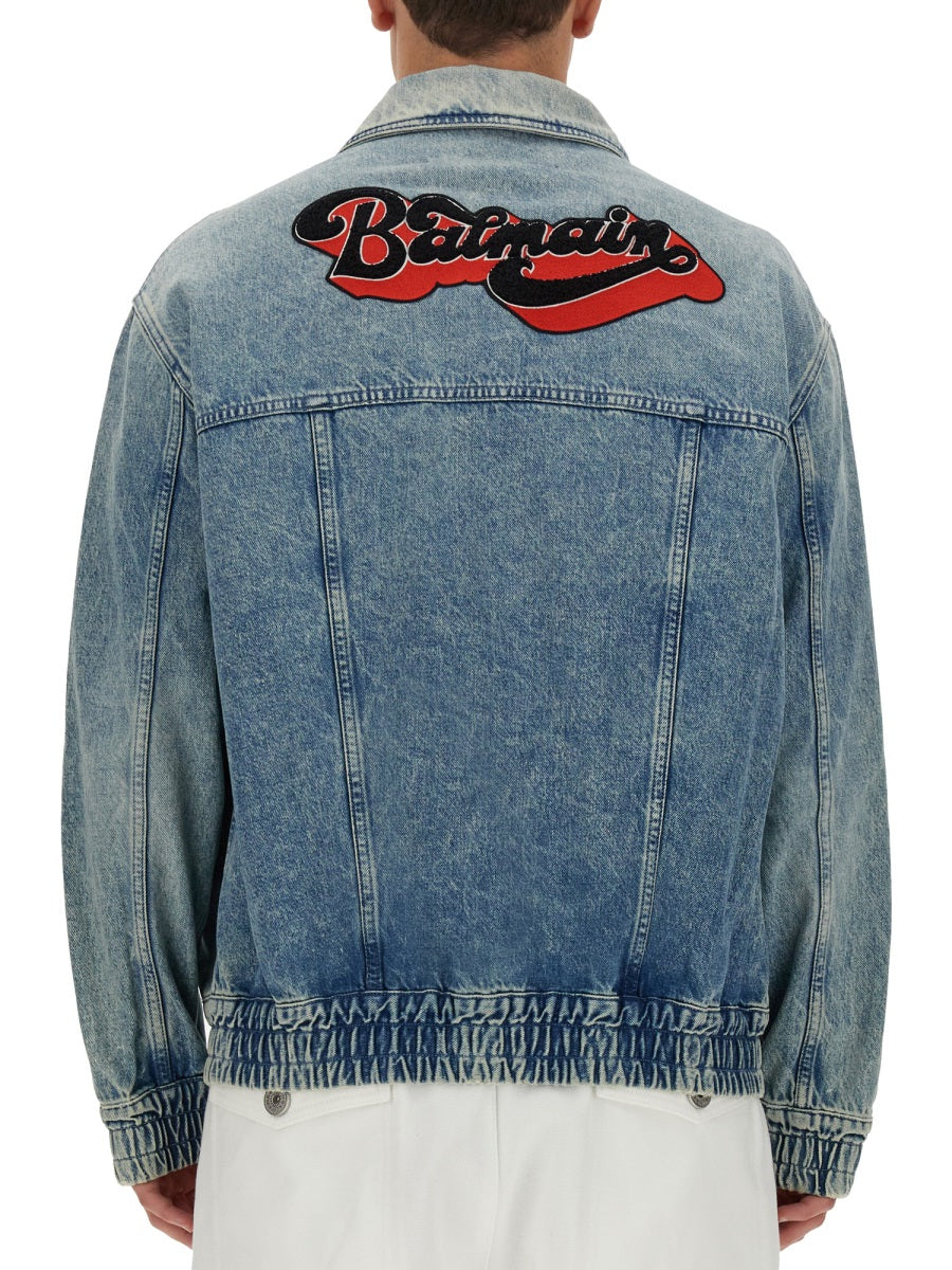 Denim Jacket Blue Cotton
