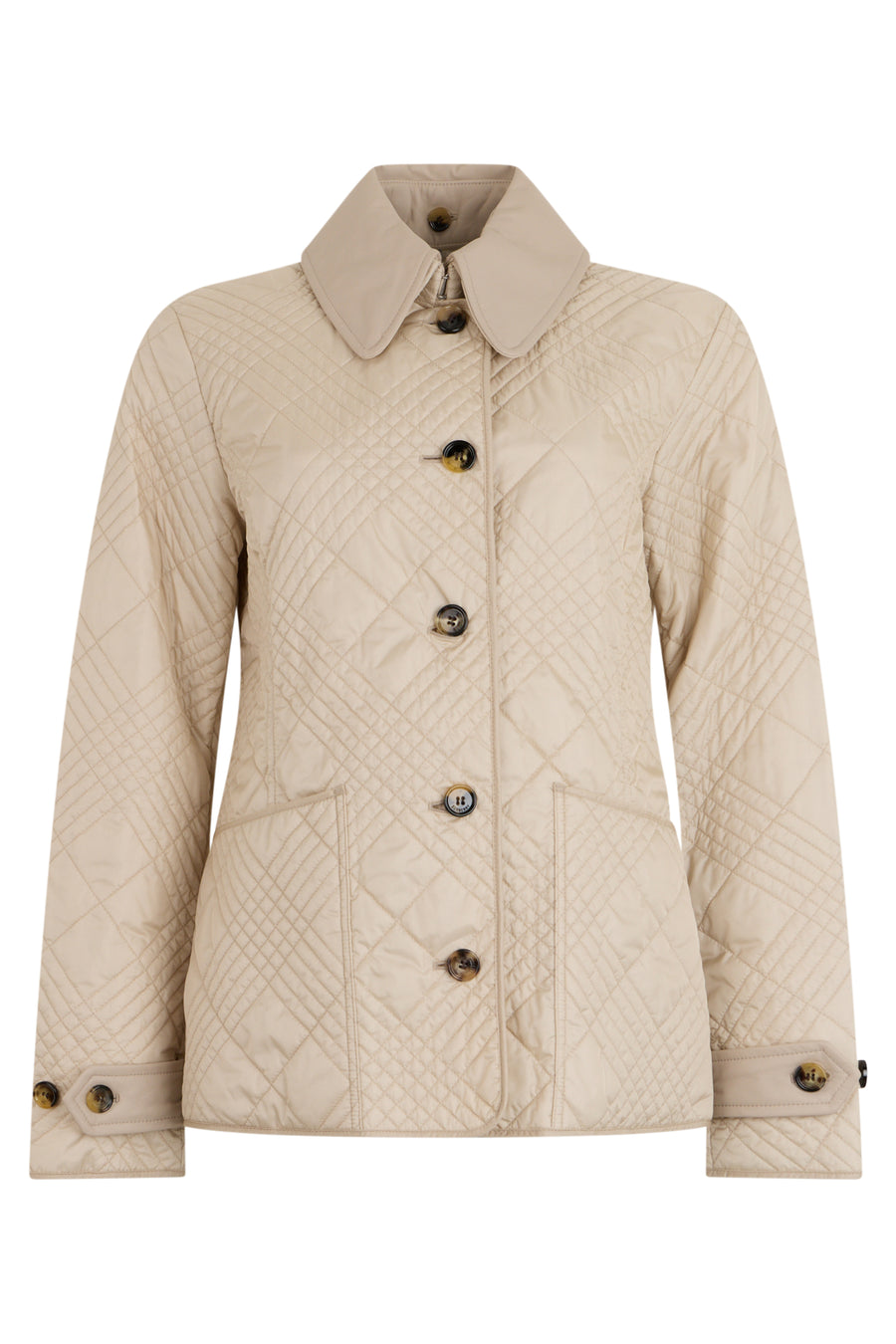 Shirt Collar Jacket Stone Beige Polyamide