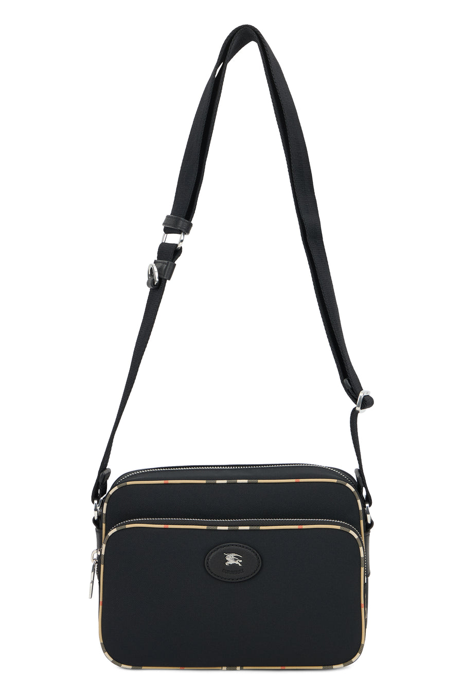 Shoulder Bag Black Polyester Clutch