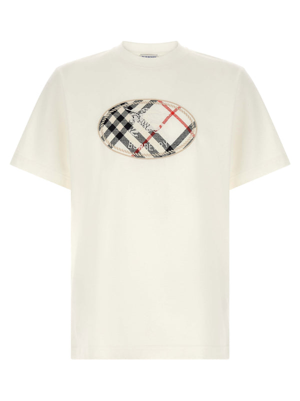 Burberry تيشيرت رايان من قميص — أبيض