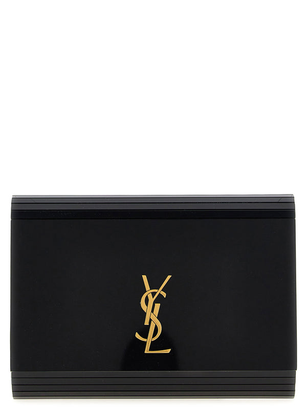 حقيبة كلاتش Saint Laurent — أسود