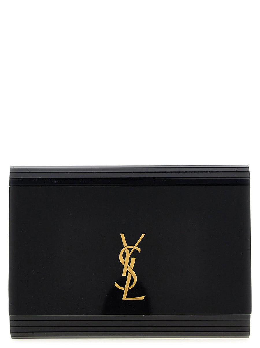 حقيبة كلاتش Saint Laurent — أسود