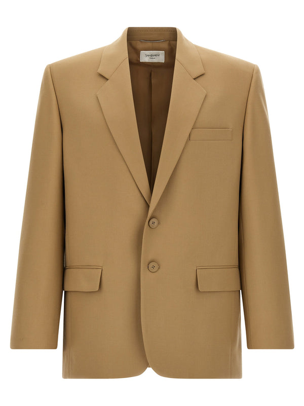 Saint Laurent blazer in camel