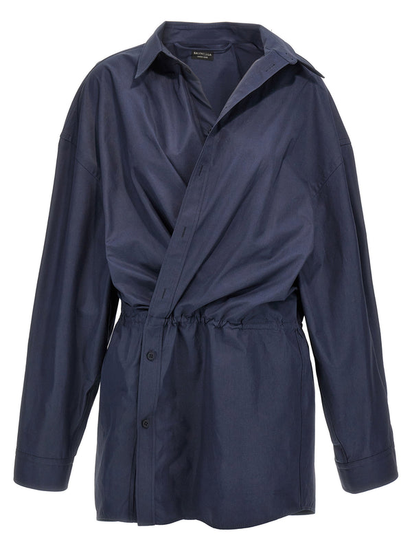 قميص Stile Camicia من Balenciaga فستان — أزرق كحلي