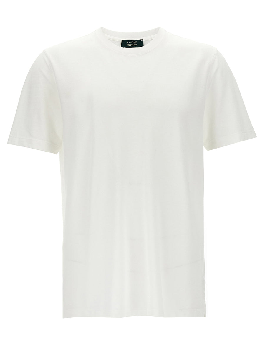 Zanone Ice Cotton Crewneck T-Shirt — White