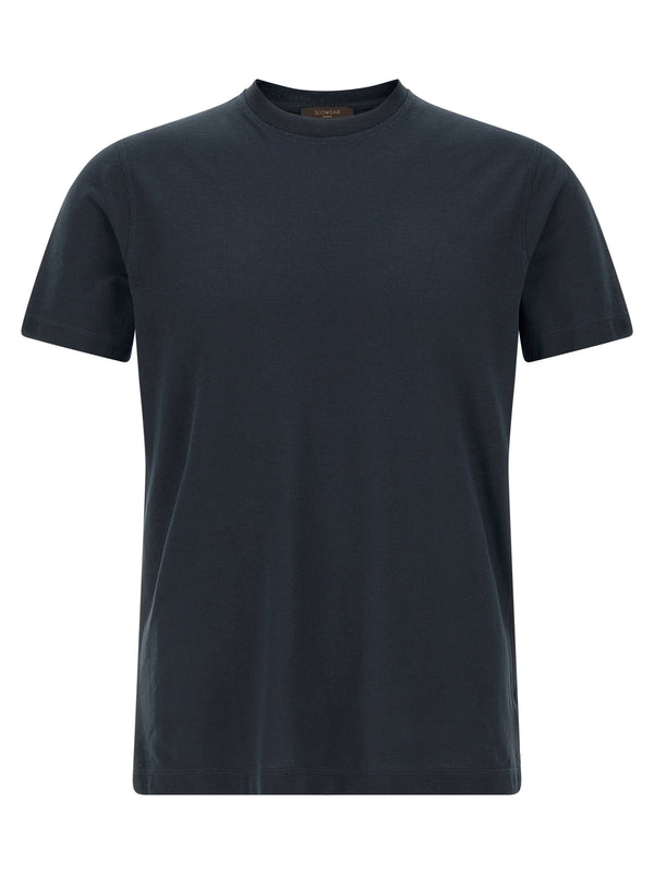 Zanone Ice Cotton T-Shirt — Navy