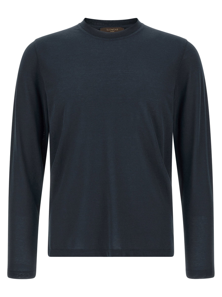 Zanone Ice Cotton T-shirt — Navy