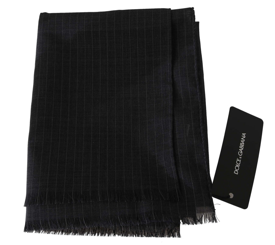 Dolce & Gabbana 100% Wool scarf in gray