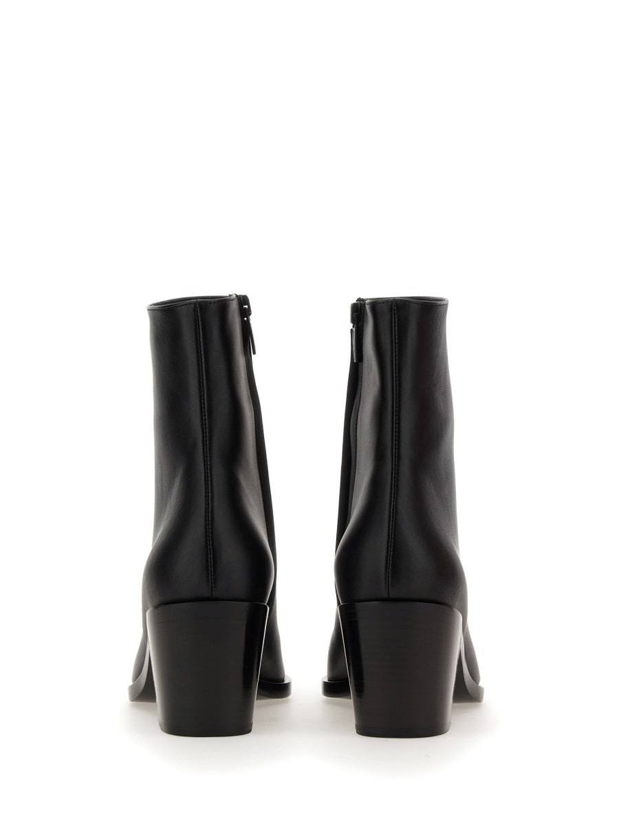 Leather Boot Black