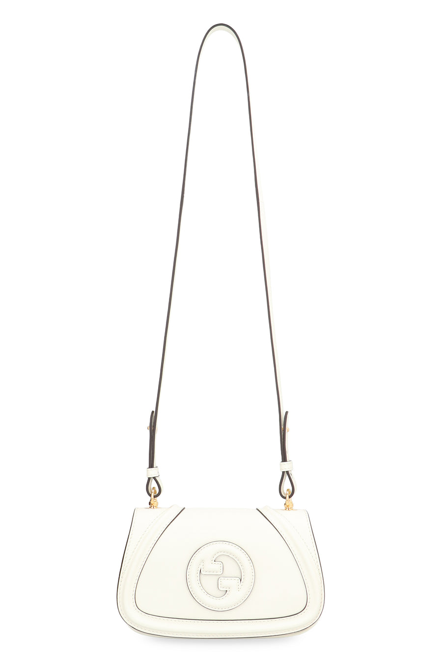 Leather Shoulder Bag Blondie Dusty White Calfskin