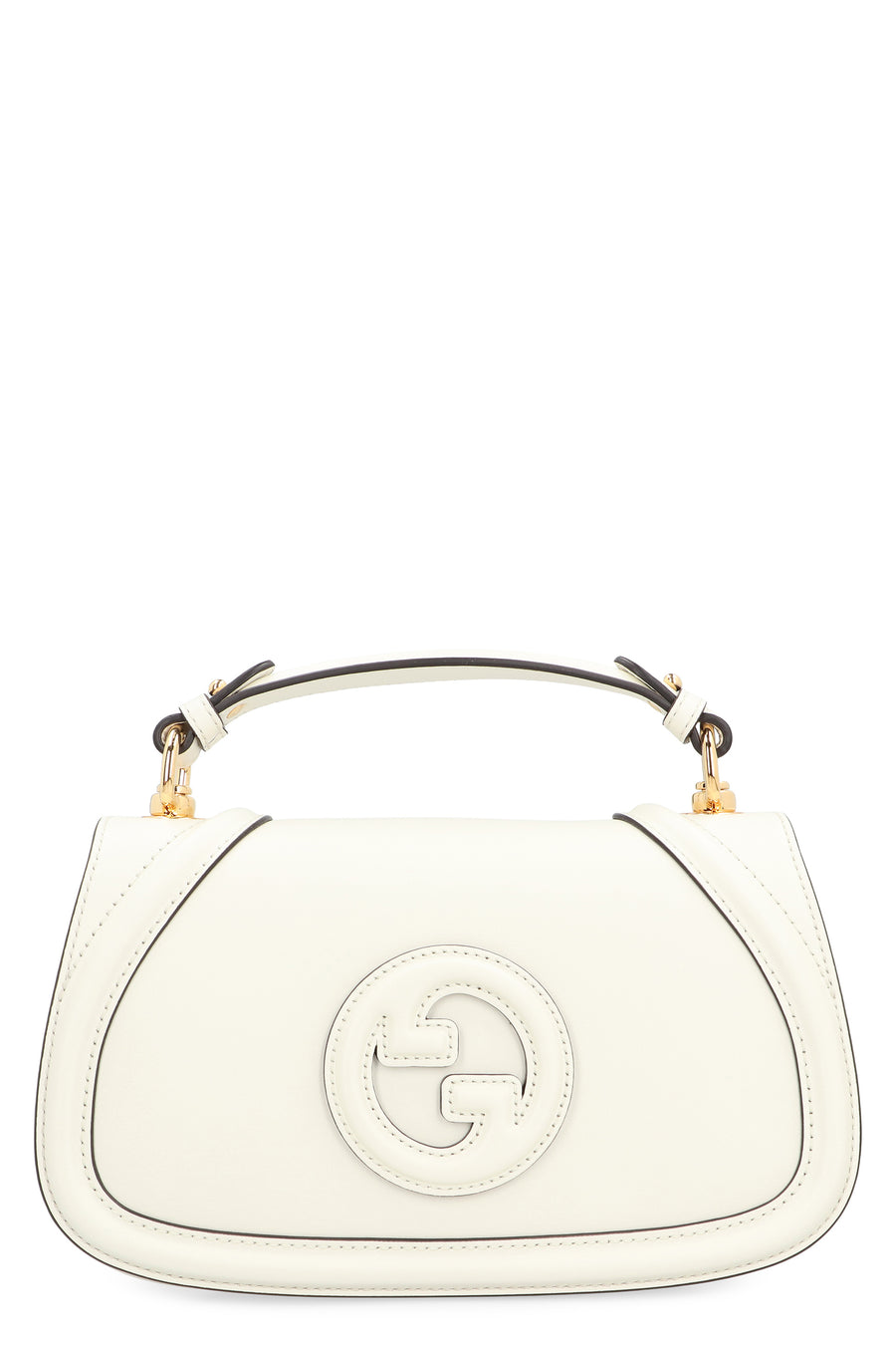 Handbag Blondie Leather Dusty White Calf Handbags