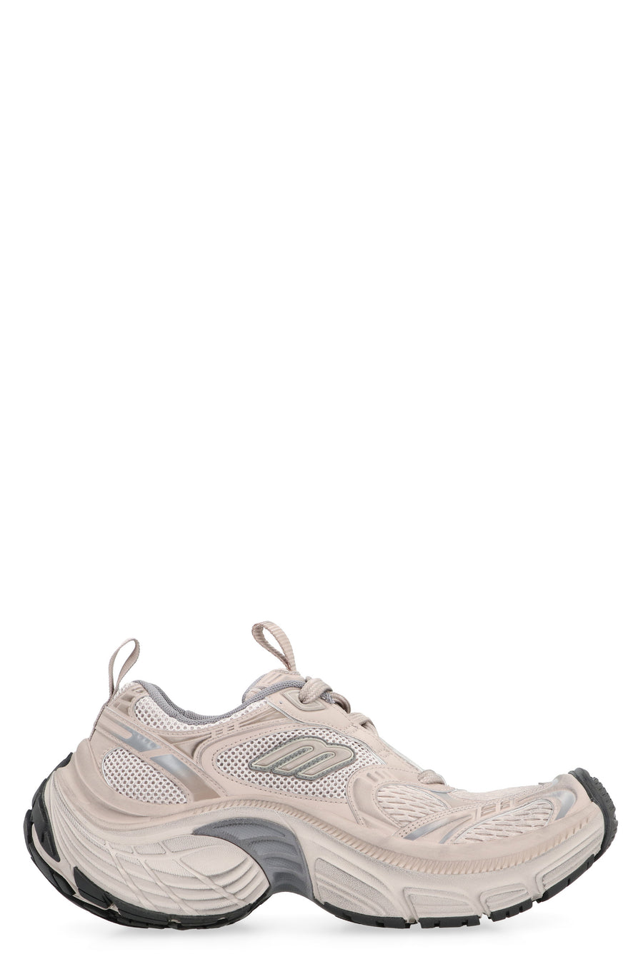 Fabric Low-Top Sneakers Gray Upper: Polyurethane Trainers