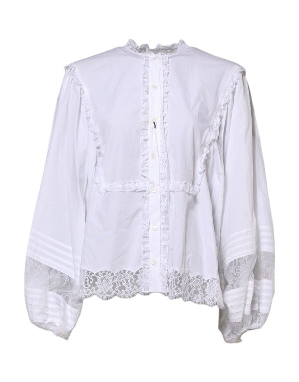 Dolce & Gabbana 76% Cotton blouse in white