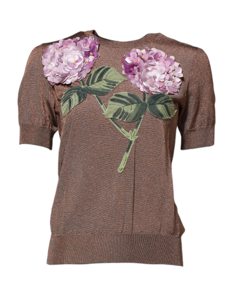 Dolce & Gabbana 80% Viscose blouse in brown