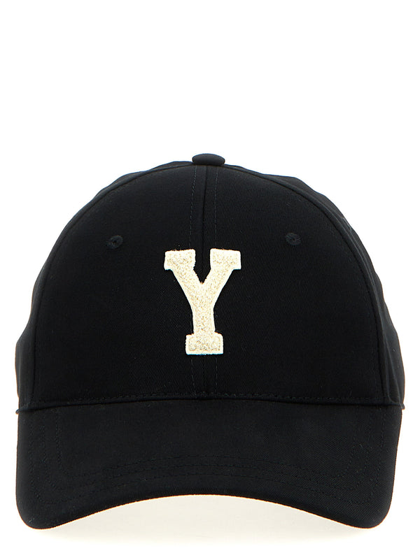 Saint Laurent Cotton gabardine baseball cap in black